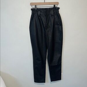Express Black Leather Pants